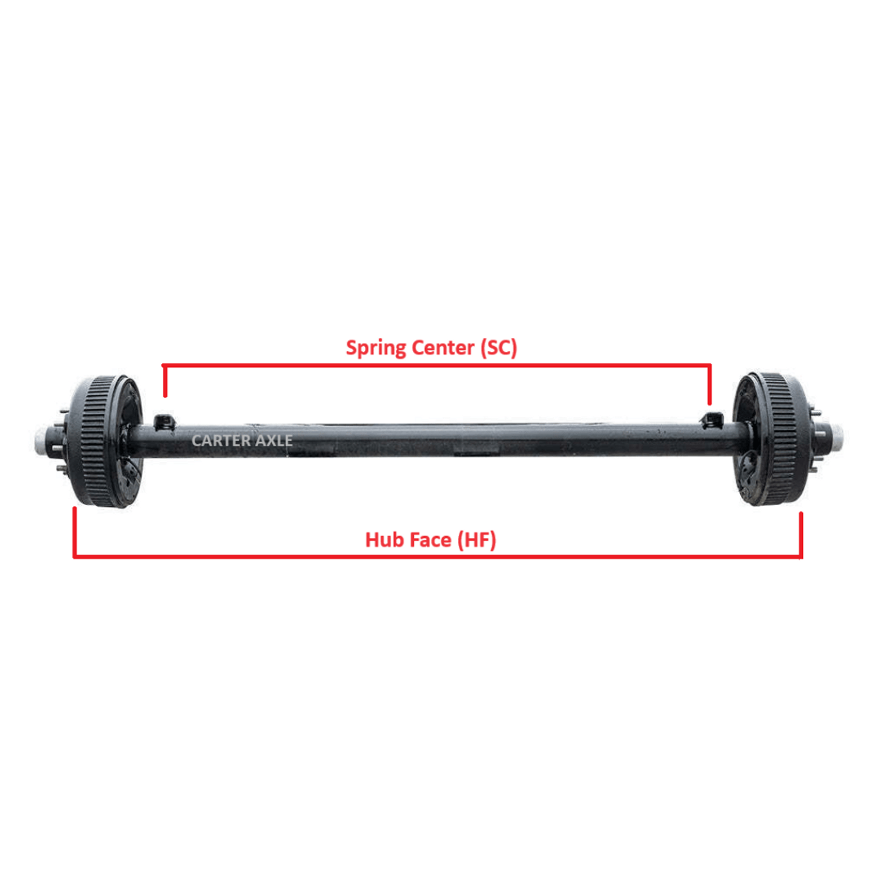 how to measure your trailer axle