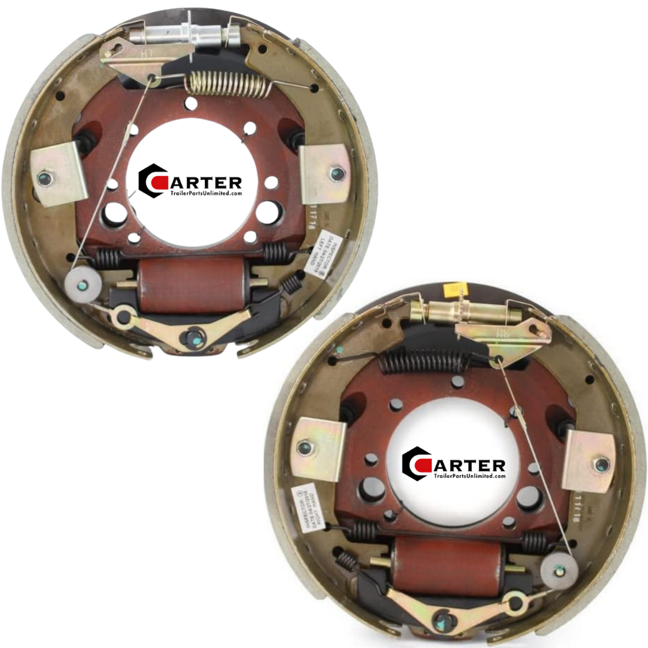 9K–10K Hydraulic Brake Set – Dexter & Lippert | 12-1/4” x 3-3/8” Duo-Servo | Left & Right
