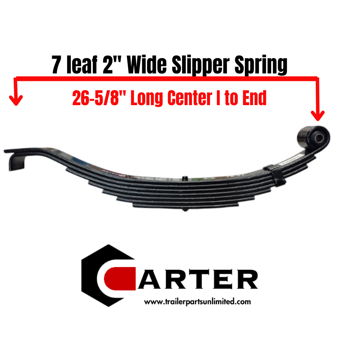 7 leaf slipper trailer spring