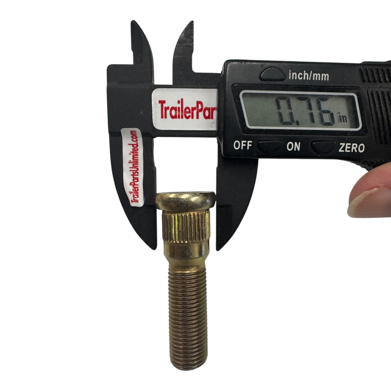 Perfect Match for 3.5K–6K Trailer Axles – Heavy-duty ½”-20 wheel stud built to replace factory studs on popular trailer axle hubs.
