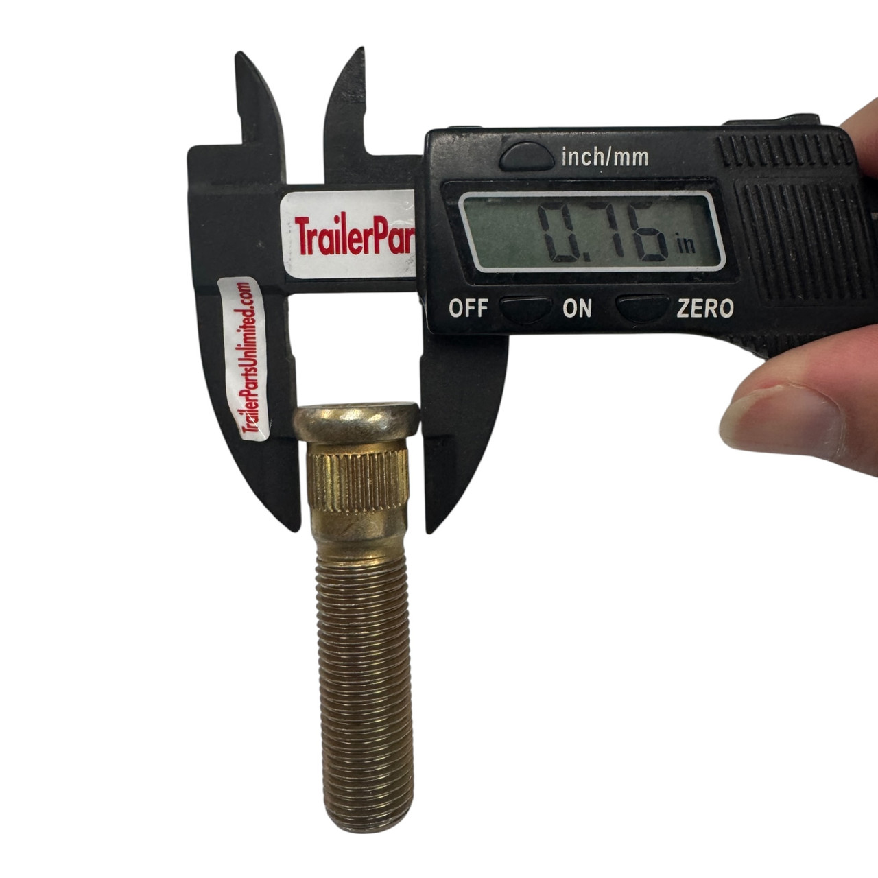 Exact Replacement for Factory 9/16-18 Trailer Hub Studs – Designed to match OEM dimensions without paying dealership prices.
