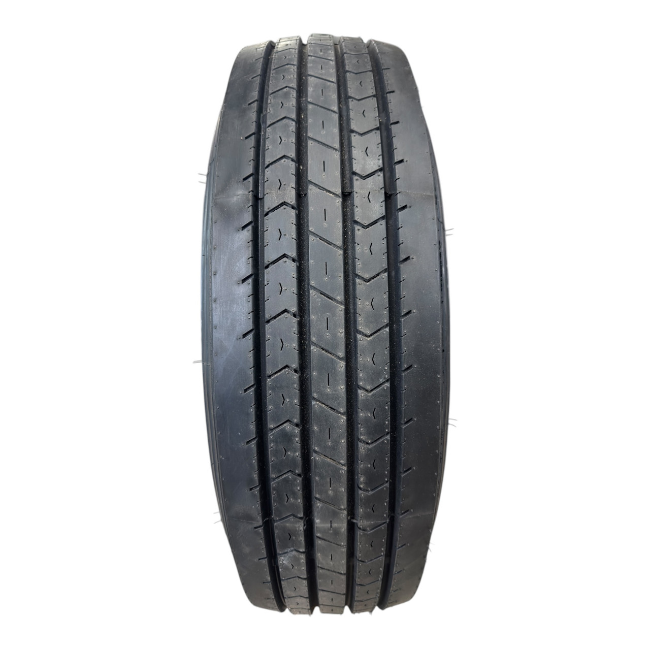 ST235/85R16 16-Ply All Steel Trailer Tire On Silver Dual Wheel 8x6.5" - Hub Piloted 