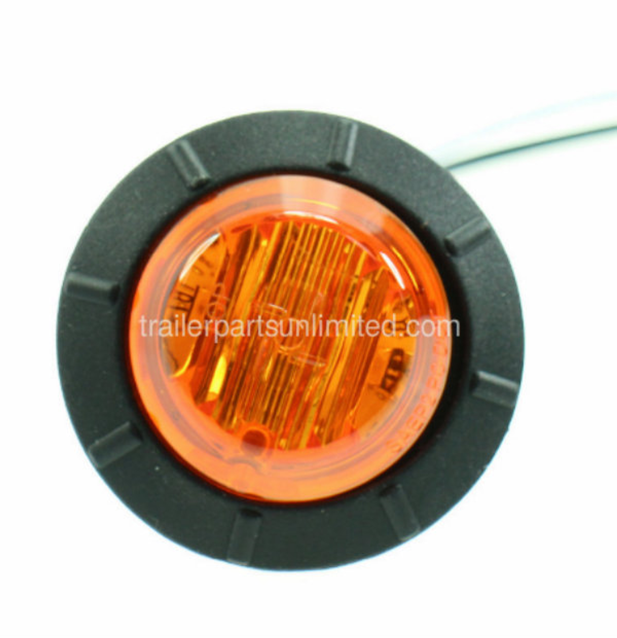 Mini 3/4 Round Amber Led Marker light Grommet kit