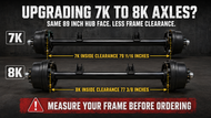 Upgrading From 7K to 8K Trailer Axles? Check Your Frame Clearance First