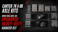 Carter 7K and 8K Trailer Axle Kits Now Include Upgraded Suspension