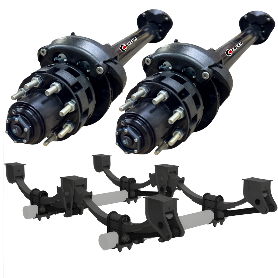 Hdss Spring Complete Tandem HDSS Hutch Trailer Suspension Kit