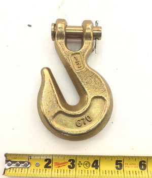 1/2" Grade 70 Clevis Grab Hooks with Pin LC70-12