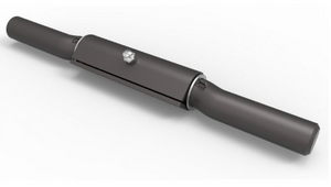 Weld-On Ramp Door Hinge, 10” w/ Grease Fitting, Raw