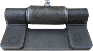 Weld-On Butterfly Door Hinge, 4-1/2” w/ Grease Fitting, Raw TBH02