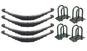Tandem Trailer Double Eye Spring Suspension Kit for 3" Tube - 7,000 lbs  Axles