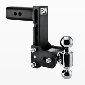 B&W Tow & Stow 2-Ball Mount - 2-1/2" Hitch - 7" Drop, 7-1/2" Rise - 14.5K - Black