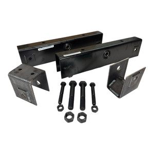 Heavy-duty tandem axle trailer equalizer kit with 24-5/8" long equalizers. Designed for 2-1/2" wide springs to ensure smooth and stable towing.