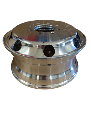 17.5" Aluminum Dual Trailer Wheel 8x6.5" - 4.77 Pilot - Inner Polished (XF1750865PID)