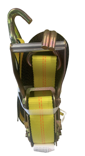 2" x 27' Ratchet Strap Assembly with Wire Hooks