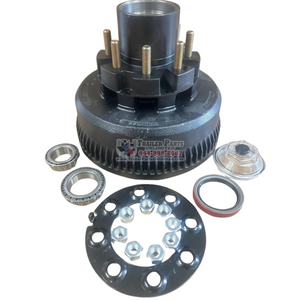 9-10k Hub & Drum for Dexter  Axles Made Before 7/2009 - Complete - Cone Nuts