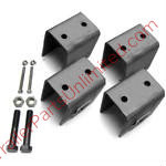 12K-15K Heavy Duty Single Axle Hanger Kit 3" Springs