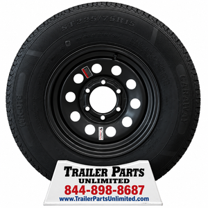 15" 10PLY TRAILER TIRE WHEEL COMBO 6 LUG