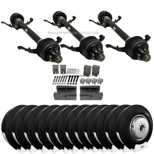 12K DEXTER TRAILER AXLE KIT - TRIPLE AXLE TRAILER KIT