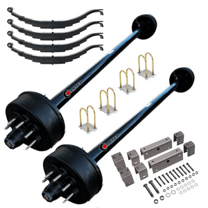 8k heavy duty trailer axle kit