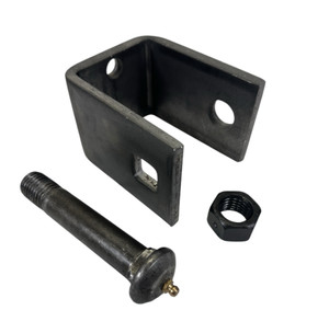 Heavy-duty trailer hanger kit for 2-inch slipper springs. Features a 7/8" bolt with zerk fitting for easy lubrication.