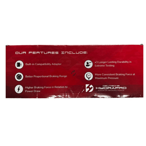 German-engineered brake actuator ensures smooth stops every time