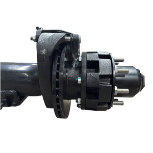 Built for performance: 24K tandem axle kit with 17.5" tires and silver dual wheels, fully compatible with Dexter and Lippert