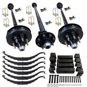 Triple 7k Electric Brake Axle Kit - 21k Capacity CARTER