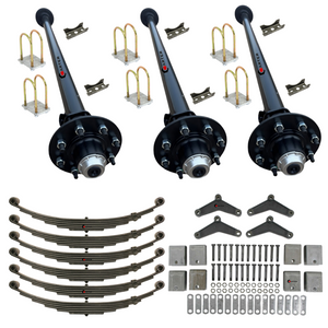 7000 lb TK Tandem Axle HD Kit - 14K Capacity (Axle Series) - carter axle