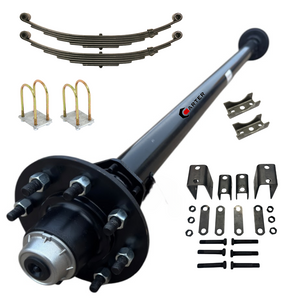 Easily upgrade your trailer with Carter’s 7K Single Axle Kit—perfect for replacing 3.5K, 5.2K, or 6K axles