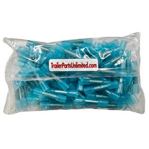 14-16 AWG - BLUE - Heat-Shrink Butt Connectors, 100pcs per Bag