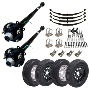 3.5k Tandem Trailer Axle Kit 5 lug