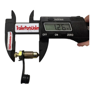 Dexter and Carter 10K 12K Hydraulic Brake Bleeder Screw with Cap – Trailer Axle Replacement Part
