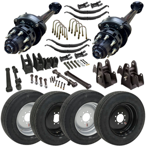 12K Tandem Trailer Axle Kit HDSS Hutch Suspension