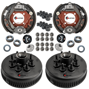 Dexter 8k trailer axle repair kit for dexter new style trailer axles with 12-1/4" x 2-1/2" brakes. also works with the 7200 lb trailer axles made by dexter