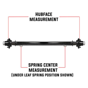how to measure your trailer axle