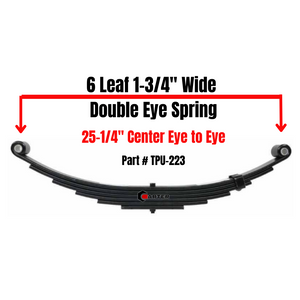 6 LEAF DOUBLE EYE LEAF SPRING
