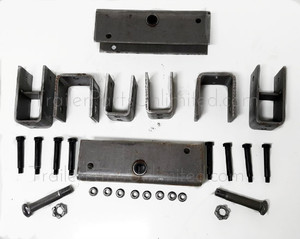 Tandem Axle Hanger Kit For 2" Wide Slipper Leaf Springs Sprung Axles