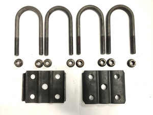 trailer U bolt kit for 3500lbs 2-3/8" Round Axle 5-1/2" long 1/2" dia 