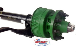 Dual tandem trailer axle. Rockwell American 16K Axle