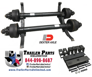 Dexter 12k Tandem Trailer Axle set