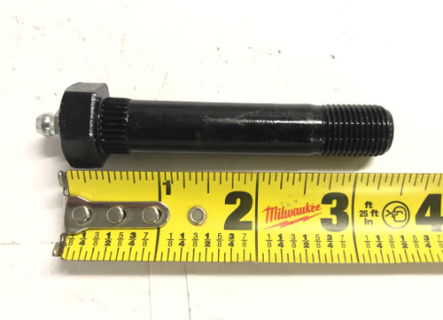 9/16" -18 x 3" Spring Shackle Bolt w/ Grease Zerk Fitting - For 1-3/4" Wide Double Eye Springs