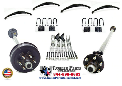 Trailer Axle Kits - Tandem Axle Kits - 5.2k Tandem Axle Kits