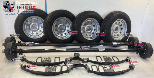 tandem trailer axle tire wheel trailer kit build your own trailer