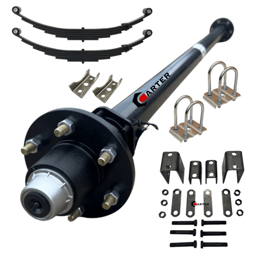 6k Idler Single Axle Trailer Kit 6 Lug