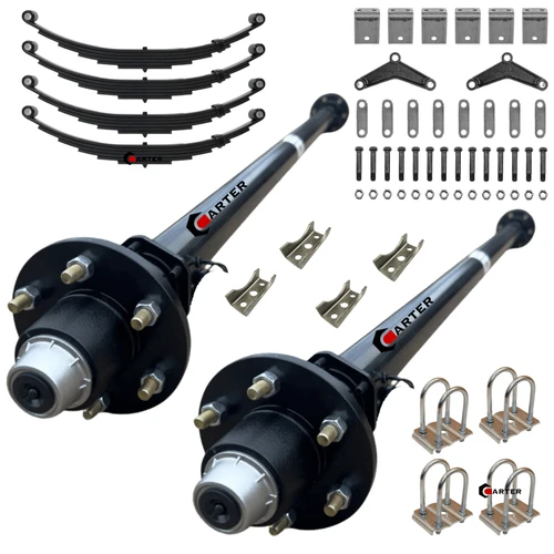 6K TANDEM AXLE TRAILER KIT 12K GVWR 6 LUG AXLES