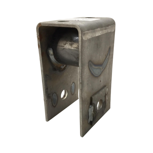 Dexter Front Weld On Hanger for 2-1/2" Wide Slipper Springs, 5-1/4" Top to Center 3/4" Eye Bolt