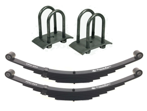Single Trailer Double Eye Spring Suspension Kit for 3" Tube - 7,000 lbs  Axles