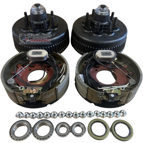 8,000 lb Trailer Axle Repair Kit 5/8 studs oil bath - complete- cone nuts