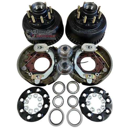 9-10k Repair Kit for Dexter  Axles Made After 7/2009 - Complete - Cone Nuts