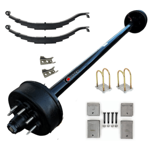 carter 8k trailer axle kit | single axle trailer kit with springs u bolts and hanger kit
 carter 8k trailer axle kit | single axle trailer kit with springs u bolts and hanger kit